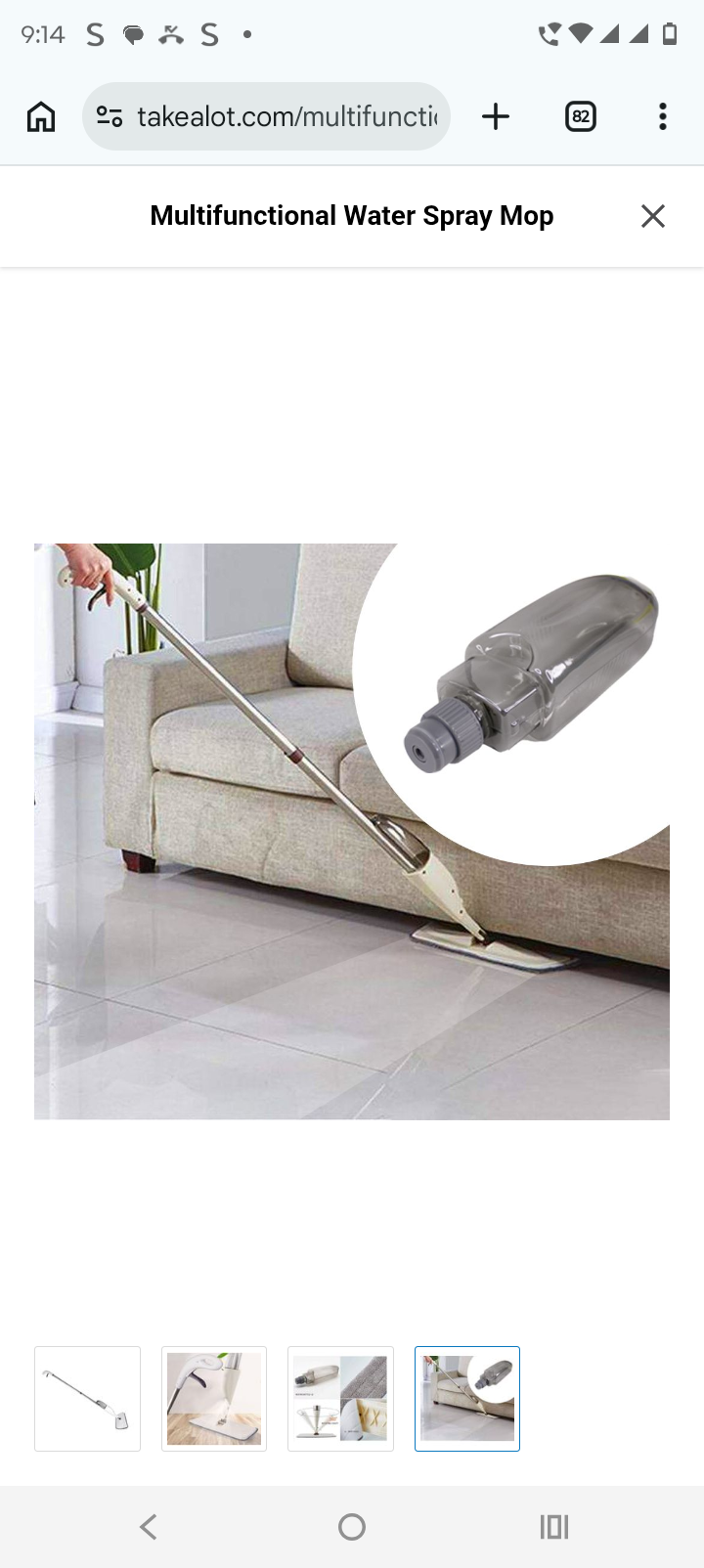 Spray mop