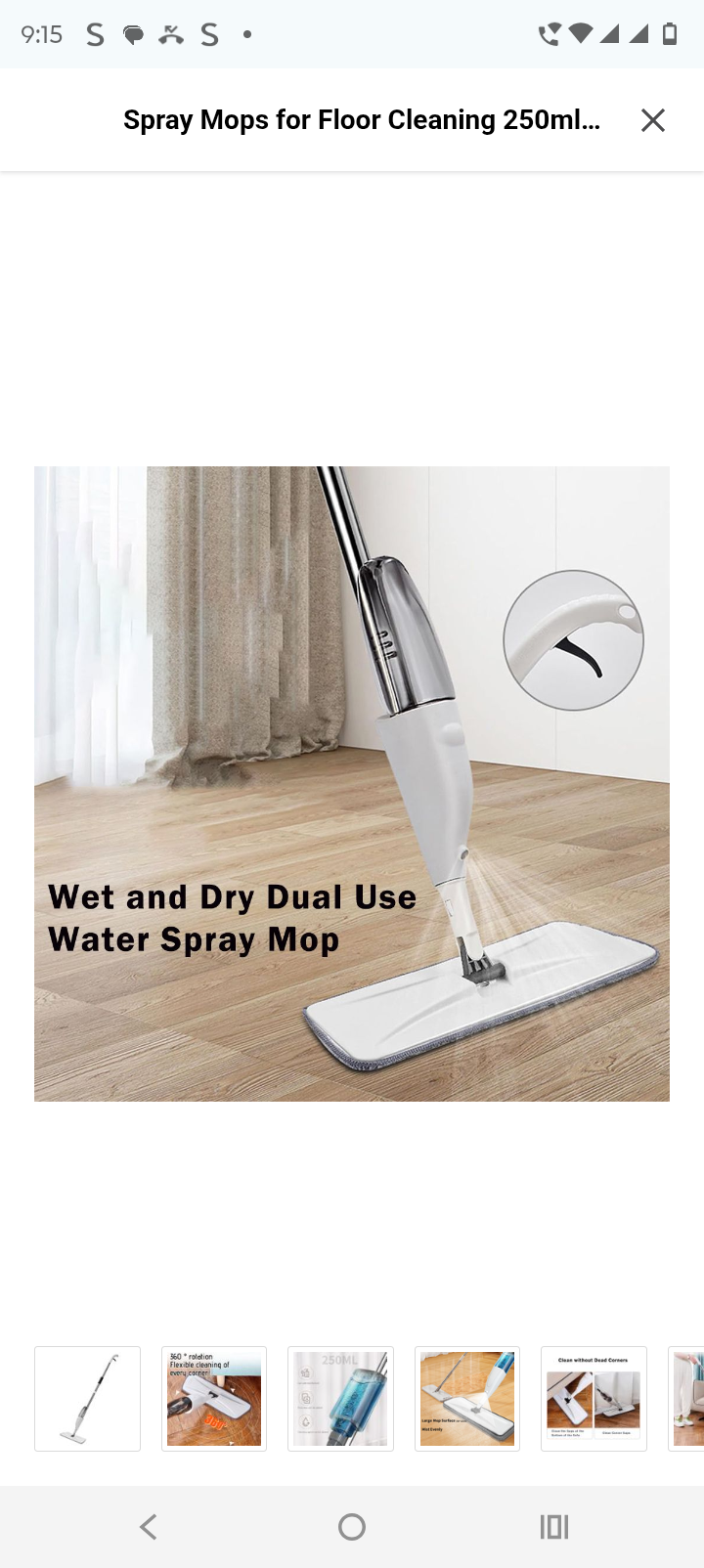 Spray mop
