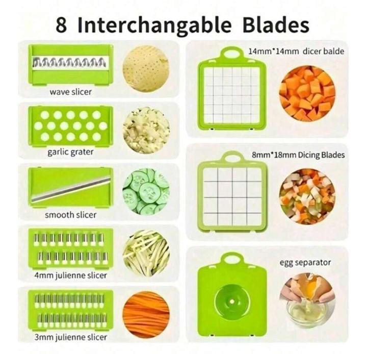 14 in 1 Multifunction vegetable cutter  🥒🍅